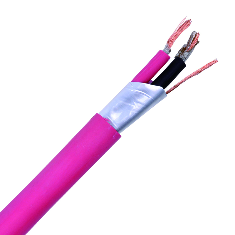 Bare Copper Wire FPLR Fire Alarm Cable Shielded 2x16AWG 2x2.5mm2