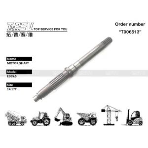 China 198-5023 Transport Packaging Dealed Bag E305 Excavator Travel Motor Shaft Availability factory