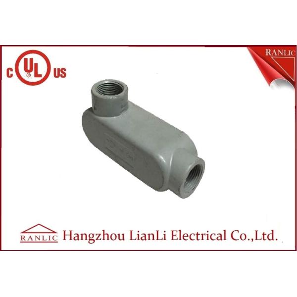 China IMC EMT Conduit Body PVC Coated LR Conduit Bodies With Cover , UL approved factory