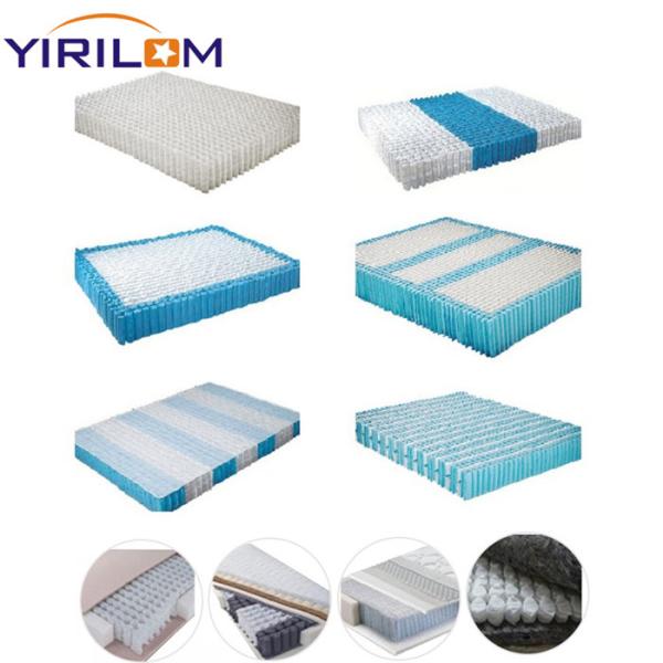 China High Quality Mattress Pocket Coil Spring Bed Mattress Metal Springs factory