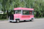 Large Vintage Food Truck with 4 Wheels Perfecta food truck hit the ground