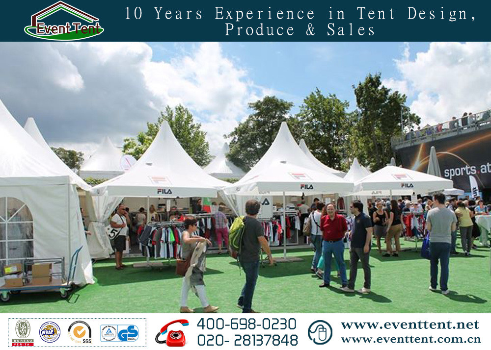 White cover 100 + people pagoda party tent with aluminum alloy for wedding event