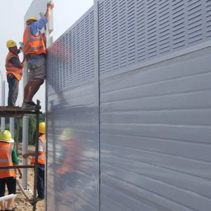 China Waterproof Impact Resistant Polycarbonate Sheet Noise Barrier Panels on sale