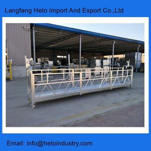 China Aluminium ZLP630 6 meters 630kg building maintenance suspended platform cradle factory