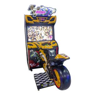 China Coin op Arcade amusement moto GP game Video Simulator coin operated arcade Game Machine For Game Center factory