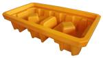 2 Drum Storage Spill Containment Pallets LLDPE 1300*710*300 Mm Rotational