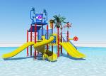 Commercial Large Outdoor Water Park Slide Playground Equipment For Holiday Villa