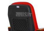 Confortable Red Color Padded Church Chairs Center To Center 580mm Size