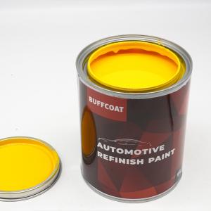 China Good Price Automotive Refinish Coating 1K Lemon Yellow Good Price Touch Up Coat factory