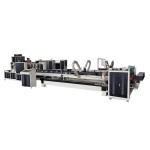 Electric Full Automatic Corrugated Paper Stapler Stitching Gluer Folding Gluing