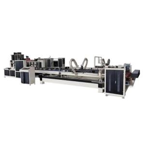 China Electric Driven Corrugated Carton Folder Gluer and Stitcher Bundling Machine for Market factory