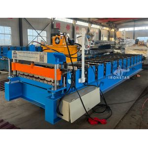 PBU panel roof sheet roll forming machine in US