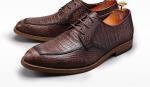 Mens Black Patent Leather Shoes , Handmade Double Buckle Monk Shoes