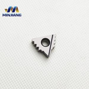 China Durable Tungsten Carbide Whitworth 55° Pipe Thread Turning Inserts For Stainless Steel factory