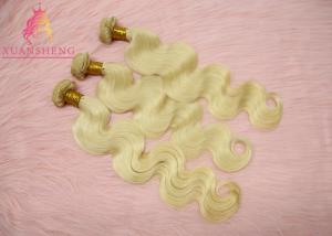 China Human 613 Blonde Hair Body Wave Extensions No Shedding And No Tangle factory