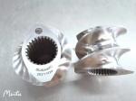 HRC44 Hardness Involute Spline Screw Shafts , Plastic Extruders Parts Stable