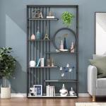 Custom Modern Stainless Steel Hotel Furniture Bookshelf Display Cabinet Gold