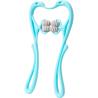 Buy cheap PP and TPR material neck massager blue and pink color easy use six wheel neck from wholesalers