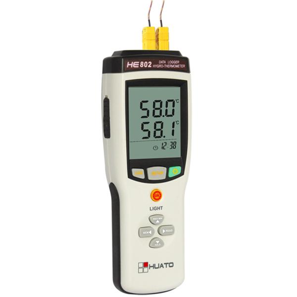 China Multi Function Portable Thermocouple Data Logger Double Channels Measuring factory