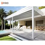Free Standing Aluminum Waterproof Pergola Wall Motorized Biocoimatic Gazebo