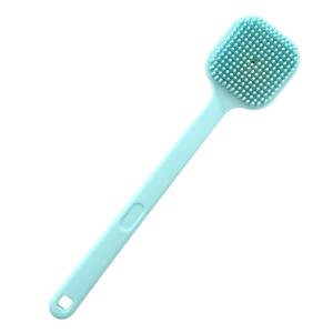China 2 In 1 Long Handle Silicone Bath Body Cleaning Brush For Exfoliating factory