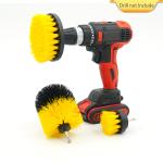 Carpet Scrubbing Drill Cleaning Brush Set 3 Piece Family Use