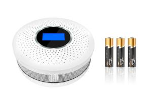 China Battery Operated Independent Smoke Detector Alarm Carbon Monoxide Alarm Household With CE Certificate factory