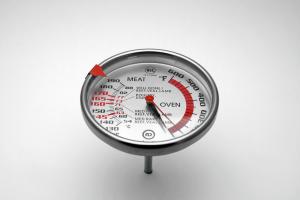 China Stainless Steel Bimetal Industrial Oven Thermometer 100F - 600F Oven Temperature Range factory