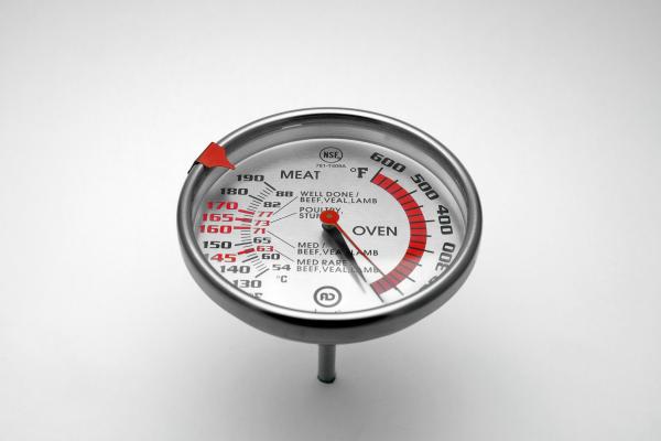 Stainless Steel Bimetal Industrial Oven Thermometer 100F - 600F Oven Temperature