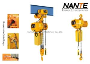 China 2 Ton 380V 3P Electric Chain Hoist For Lifting With Trolley , 3.4 M / Min Lift Speed factory