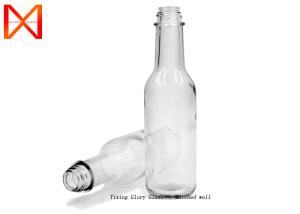 China Restaurant Kitchen Glass Sauce Jars Top Lid Convenient Packaging With Stopper factory