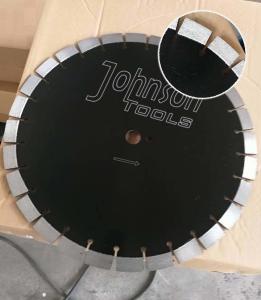 China 430mm Green Diamond Concrete High HP Floor Saw Blades In Heavy Cutting Operations with Key Slot factory