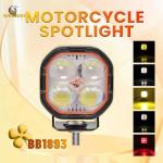 4 LED White Red Yellow Projector Spotlight LED Light For Motorcycle For Car