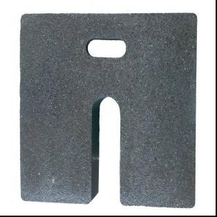 Non Slip Custom Rubber Products Black Pole Rubber Base 18x18 X1.8 Inches For Soccer Training