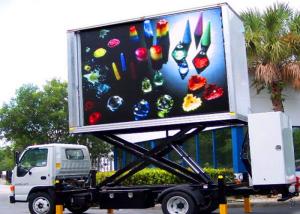 China Mobile Trailer Mounted LED Screen Car Advertising Video LED Display 8mm Pixel Pitch factory