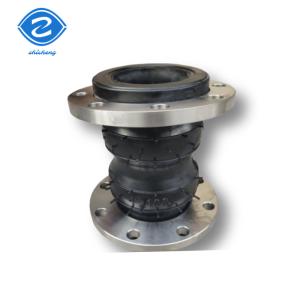China Double Sphere Rubber Expansion Joint Ansi 150lb Din Pn16 Epdm Carbon Steel Flanged Elastomeric factory