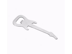 China Stainless Steel Guitar Shape Bottle Opener,Cheap promotion gift, stamped stainless steel guitar shape beer bottle opener factory