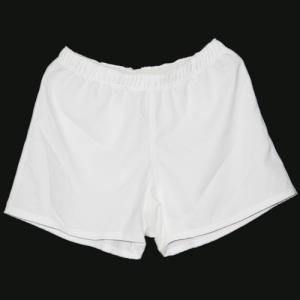China 100% Polyester Poplin Gym Training Shorts White Color Improve Blood Circulation factory
