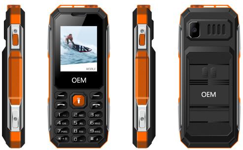 Hot selling 1.77 inch Rugged GSM Feature Phone / Mobile Phone with MP3/ Big