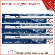 China Steel 3 inch 4 inch Rigid Metal IMC Electrical Conduit With RGB Coupling &amp; Plastic Cap factory
