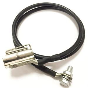 China 500MΩ 7 / 8 ″ Coaxial Cable Grounding Kit For Telecom Cable Spring / Clamp Strap Type factory