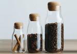 Clear Heat Resistant Empty Glass Jars 150-600ml Capacity Customized Logo