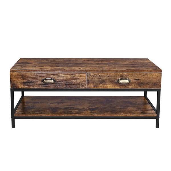 Coffee Table With 2 Drawers For Sale, Rustic Coffee Table Furniture, Living Room