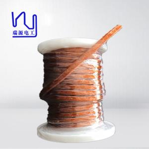 China 38 Awg High Voltage Profiled Copper Litz Wire Pi Film Taped Stranded Wire factory