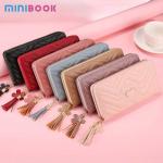 Fashion Style Long Wallets for Women PU Leather Tassel Coin Purse Card Holder