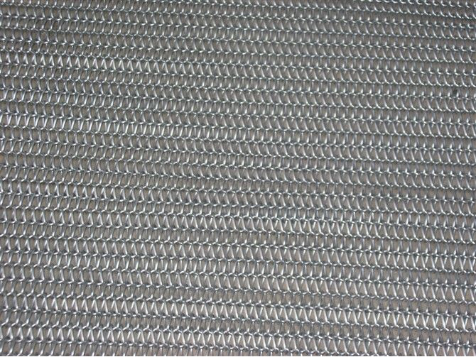 Stainless Steel 304 Flexible Conveyor Belt Mesh For Washing Good Transparency