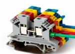 UK series din rail terminal block UK 2.5mm plastic screw clamp terminal brass