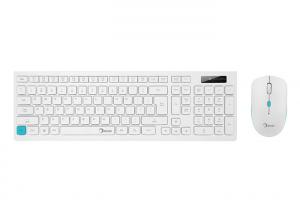 China White Keyboard And Mouse Wireless , Keyboard And Mouse Kit OEM Available on sale