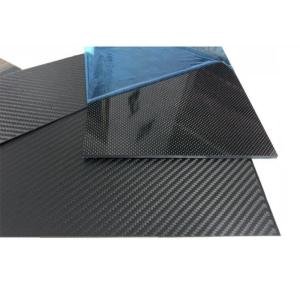 China 3K Carbon Fiber Plate Plain Twill Weave Matt / Glossy Surface Carbon Fiber Panel Sheet factory