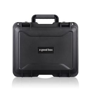 Hard Plastic Tool Case with Stainless Steel Chain Link Dual-Stage Locking System